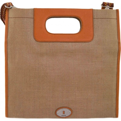 Fossil Wmns Shoulderbag Key-Per Slim Fold hnědá