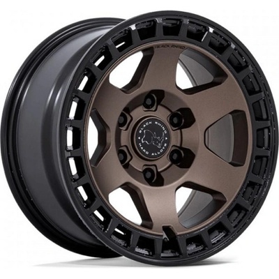 Black Rhino Hard Alloys BR022 BAHARI 8.5x17 5x127 ET-10 Burnt Bronze with matte Black Lip