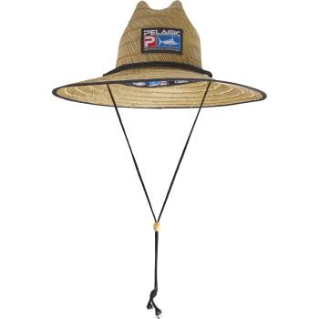 PELAGIC Сламена шапка с периферия pelagic baja straw hat sunhat khaki