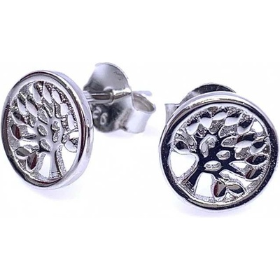 Jan Kos jewellery stříbrné náušnice strom života 12120025