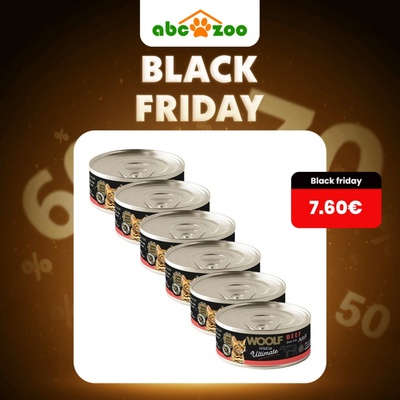 WOOLF WildCat Ultimate Beef Pate 6 x 85 g