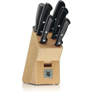 WMF - Комплект кухненски ножове classic line с блок, 7 части (gs0859)