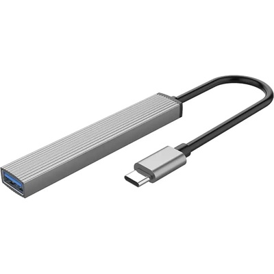 ORICO Докинг станция Orico AH-13 USB-C Hub 1x USB-A 3.0 + 3x USB-A 2.0 - сив (6942227138248)