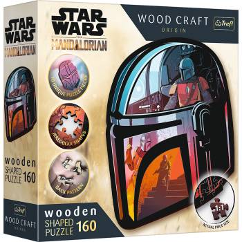 Trefl - Puzzle Star Wars The Mandalorian wooden - 160 piese