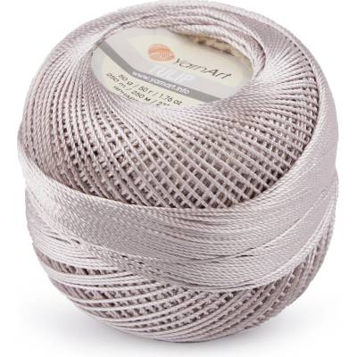 Stoklasa Příze háčkovací Tulip 50 g Balení: 6 ks, Varianta: 15 (438/76) šedokrémová 15 (438/76) šedokrémová