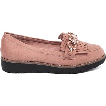 Seastar Jedinečné růžové mokasíny dámské bez podpatku