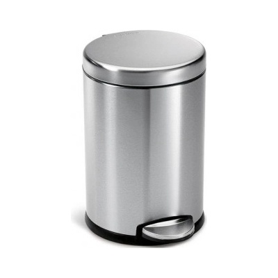 Simplehuman Pedálový – 4,5 l, okrúhly, matná oceľ, FPP CW1852CB