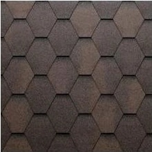 Tegola ECO ROOF Hexagonal hnědá 1m²