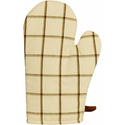 FORBYT Kuchyňská chňapka 1038 Káro béžovo hnědé 28 cm