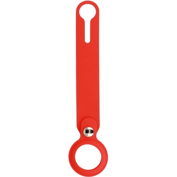 JC Силиконова каишка за Apple AirTag - JC AirTag Silicone Loop (червен)