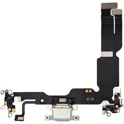AppleKing nabíjecí a audio flex konektor pro iPhone 15 Plus - modrý