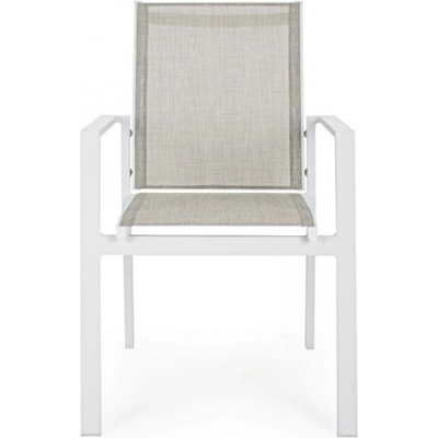 Bizzotto Градински стол CROZET 56, 5x62x88 cm. бял (0662825)