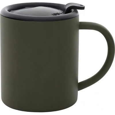Pronett Termohrnček kov s viečkom olivová 250 ml