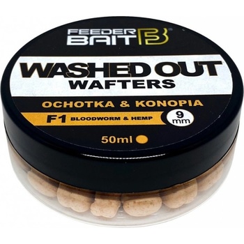 Feeder Bait Boilies Washed Out Wafters 50ml 9 mm F1 Patentka/Konopí