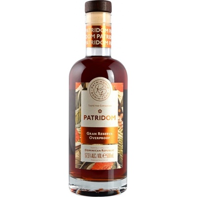 Ron Patridom Gran Reserva Overproof 57,5% 0,5 l (holá lahev)
