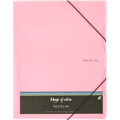 KARTON P+P Zložka Pastelini s gumou A4 ružová