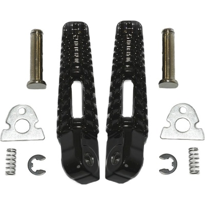 BIKETEC PARTS sada stupaček pasažéra kompletní s upevněním SUZUKI GSXR 600/750 06-14, GSXR 1000 05-14, B-KING 08-13 barva černá