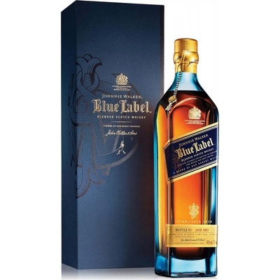 Johnnie Walker Blue Label 40% 1 l (kazeta)