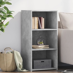 vidaXL Бюфет бетонно сив 45x41x93 см инженерно дърво (846358)