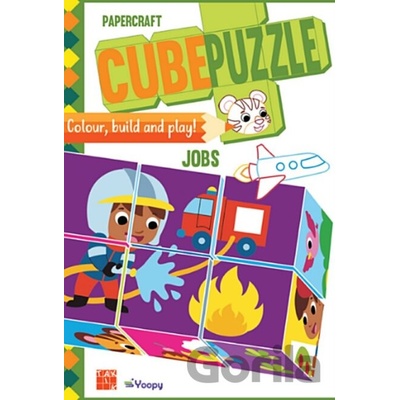 Povolania - Papierové puzzle kocky