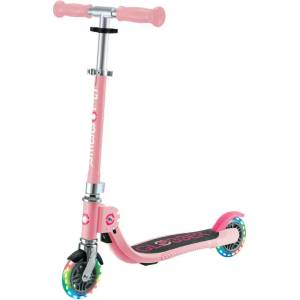 Globber Детска сгъваема тротинетка с две светещи колела Globber Flow Foldable Junior Lights - розова - moliv Тротинетка, скутер