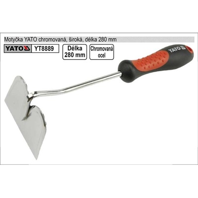 YATO Motyčka hranatá 280mm chrom