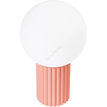 Sollux SL. 1756 - Настолна лампа HALO 1xG9/8W/230V Ø 12 см розов (SLX1469)