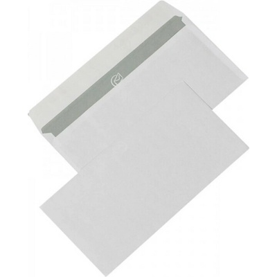 Dopisní obálka DL 110 × 220 mm – bílá, s krycí páskou (1000 ks)