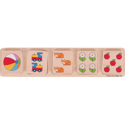 Bigjigs Toys Vkládací puzzle počítání – Hledejceny.cz