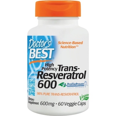 Doctor's Best Trans-Resveratrol 600 mg [60 капсули]