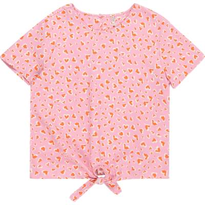 ONLY Тениска 'palma' розово, размер 146