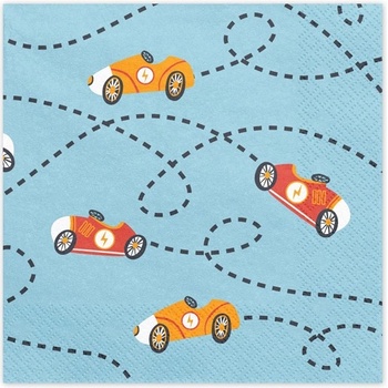 PartyDeco Парти Салфетки - Състезателни Коли