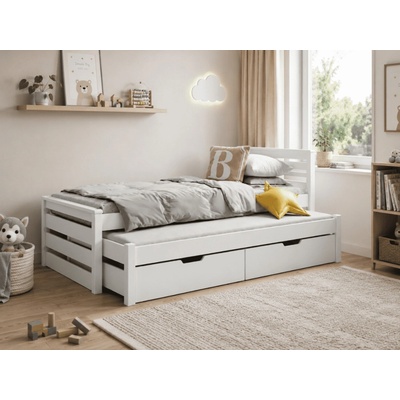 ArtBed Calwin s prístelkou biela