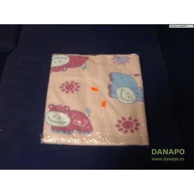 DANAPO Deka růžová hrošíci