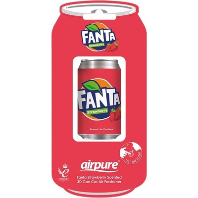 Airpure 3D plechovka Fanta jahoda