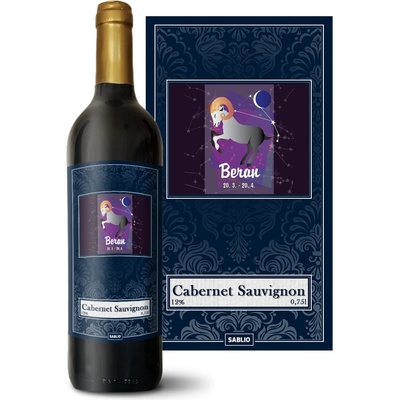 Sablio Baran Cabernet Sauvignon Červené víno 12 % 0,75 l (holá fľaša)