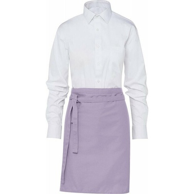 SG Accessories - BISTRO Krátká číšnická zástěra Brussels s pevným páskem 78 x 52 cm fialová levandulová