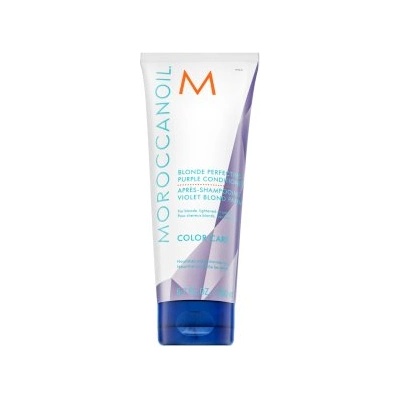 Moroccanoil Color Care Blonde Perfecting Purple Conditioner Балсам за платинено руса и сива коса 200 ml