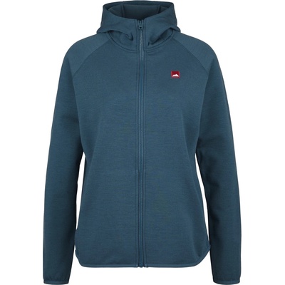 Bergfreunde Дамски вълнен пуловер Bergfreunde Women's MerinoFleece NeuffenBF. Zip Hoody Fleece jacket - Dark Sea Blue (105-5852-0213)