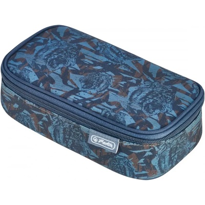 Herlitz Ученически несесер празен, твърд, 1 цип, модел BeatBox, Camo Tiger - Herlitz