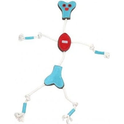 animALL Hračka Mr.Bone velká kůže podložená plstí 60 x 35 cm