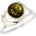 Glare Strieborný prsteň 640