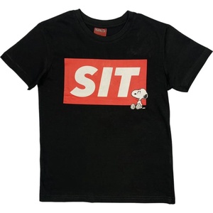 EPlus Тениска за момче - Snoopy черна Размер - деца: 152