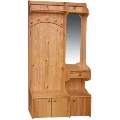 Nábytek z lesa Předsíňová stěna Western 02 masiv borovice 115/200/35 (š/v/h)