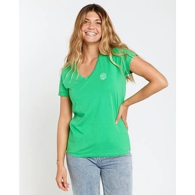 Rip Curl Re-entry V Neck Tee Green