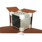 Lande Комуникационен шкаф Lande LN-PR12U6045-LG, 19", 12U, 600x450mm, стъклена врата, светло сив (LN-PR12U6045-LG)
