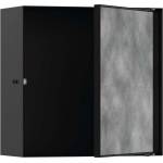 Hansgrohe XtraStoris Rock - Ниша за вграждане в стена, с вратички, 30x30x14 см, матово черно 56091670 (56091670)