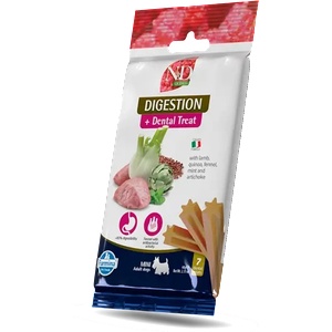 Farmina N&D Dental Treats Digestion - функционални дентални лакомства за кучета