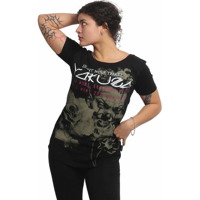 Yakuza Hidden Curved Crew Neck černá