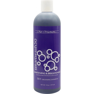Chris Christensen Šampon pro bílou srst Smart Wash 50 Whitening & Brightening 473 ml